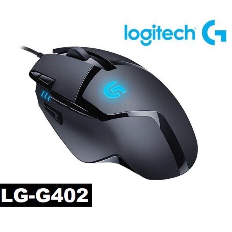 (ของแท้ พร้อมส่งไว) เมาส์เกมมิ่ง Logitech G402 Hyperion Fury FPS MOUSE (เม้าส์) Gaming Mouse LG-G402 - รับประกัน 2 ปี