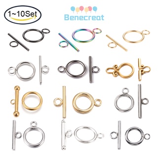 ตะขอแหวน สเตนเลส 304 ชุบทอง หลากสี ชุบเงิน 10 ชุด เป็น 10 ชุ…