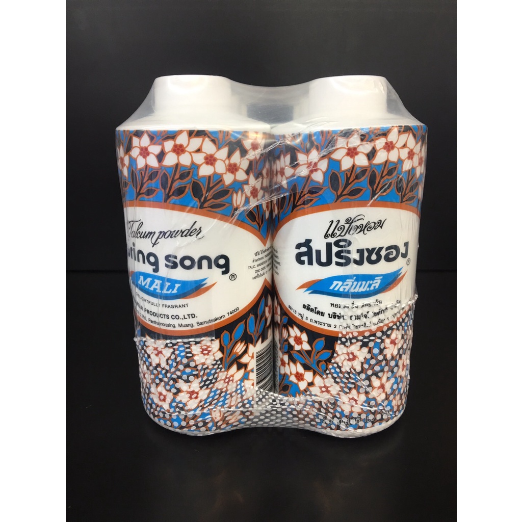 (แพ็ค6) สุดคุ้ม! Spring Song Mali Powder (150g x6) สปริงซอง แป้งหอม กลิ่นมะลิ - รูปที่ 2