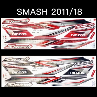 สติกเกอร์ SMASH ปี2011รุ่น 18เคลือบเงาแท้ เหนียว ติดทน ไม่กรอบ