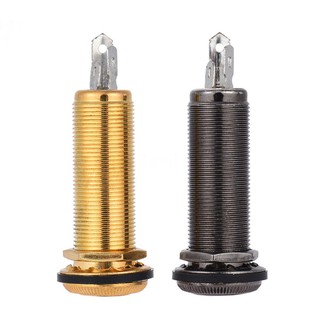 6.35mm 1/4 Inch End Pin Endpin Jack Socket Plug Mono Output Copper Material for Acoustic Electric G