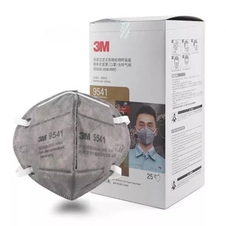 N95 Mask 3M 9541 หน้ากากป้องกันเชื้อโรค ฝุ่นละอองและไอระเหยของสารเคมี