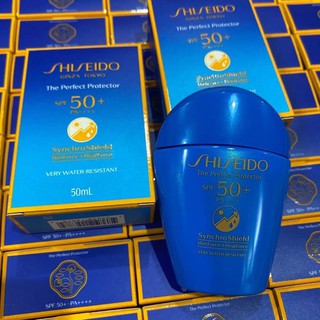 ‼️Newผลิต 1/2020‼️Shiseido Perfect UV Protector SPF50+ PA++++ Wetforce Multi Defense 50ml