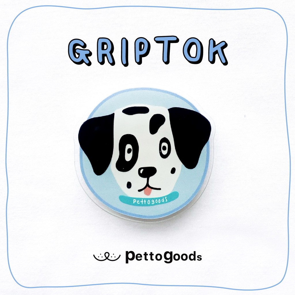 Griptok - ที่ติดโทรศัพท์ตั้งได้ พร้อมส่ง ลาย 101 Dalmatian