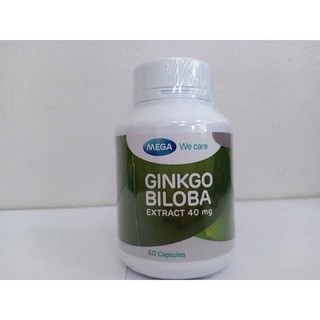 Mega Ginkgo biloba 60แคปซูล