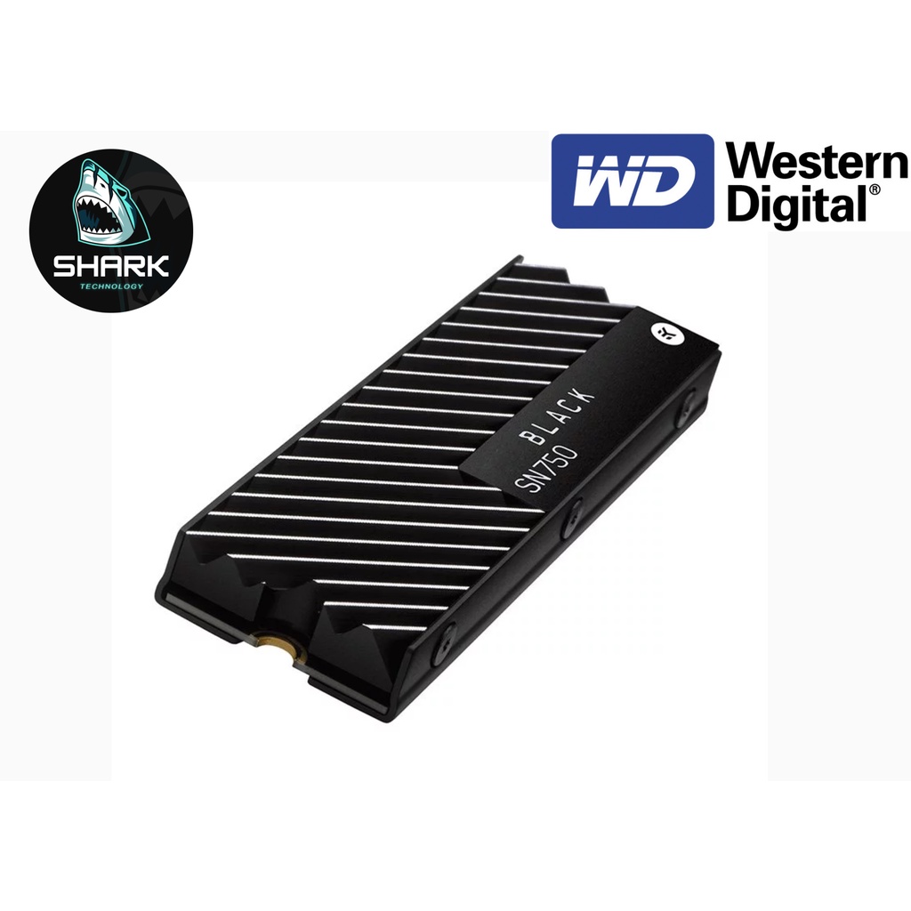 WD SSD BLACK SN750 2TB. M.2 NVMe Gen3 READ 3470 MB/S : WRITE 2900 MB/S  5Y *Heatsink*