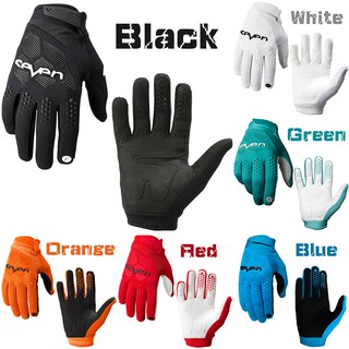 ถุงมือ ขี่ มอเตอร์ไซค์ ปั่น จักรยาน ใส่ ออกกำลังกาย เต็มนิ้ว Motocross Riding Dirt Bike Bicycle SEVEN MX Gloves