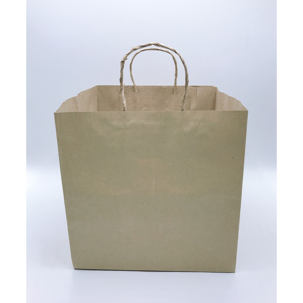 ถุงกระดาษน้ำตาล 1 ปอนด์ 2099ขนาด 21.5*22.5*25 ซม แพคละ 20 ใบ