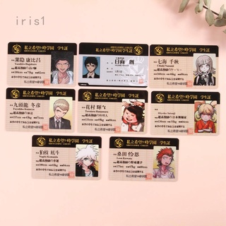 Anime Danganronpa Vintage Cards Dangan-Ronpa New Anime Character ID Cards Fans Collection