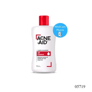 ACNE-AID สีแดง 100 ML.  1ขวด ผลิตภัณฑ์ทำความสะอาดผิวหน้า