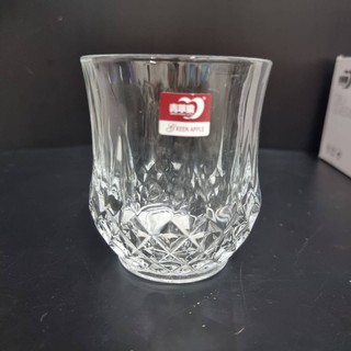 Deli Glassware แก้วน้ำสลักลาย แก้วมัค เนื้อหนา สลักลายสวยงาม สำหรับใส่เครื่องดื่มร้อนเย็น ขนาด 270 ml