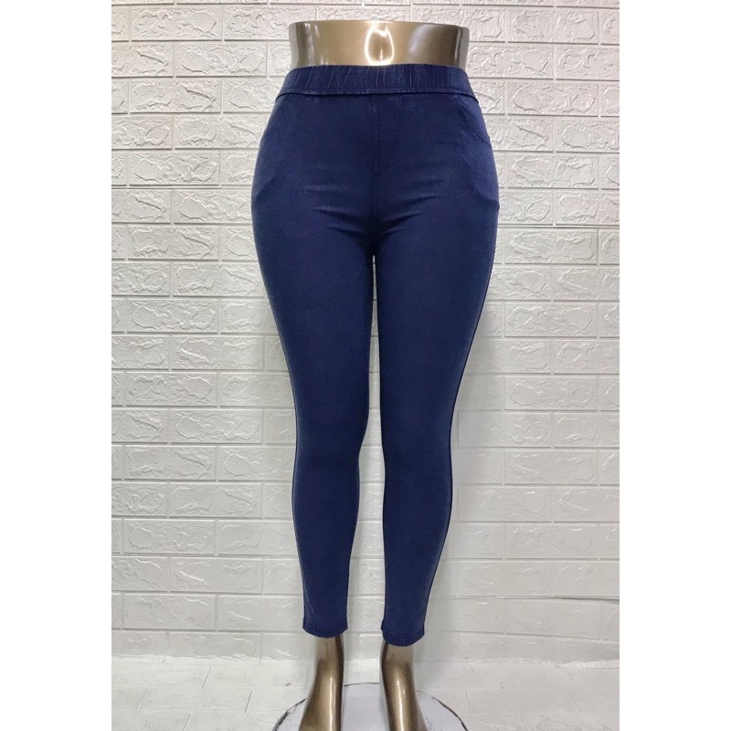 skinnyjeansleggingกางเกงสกินนี่ยีนส์ไซส์ใหญ่พิเศษ100โลใส่ได้ผ้านุ่มยืดหยุ่นดี - รูปที่ 5