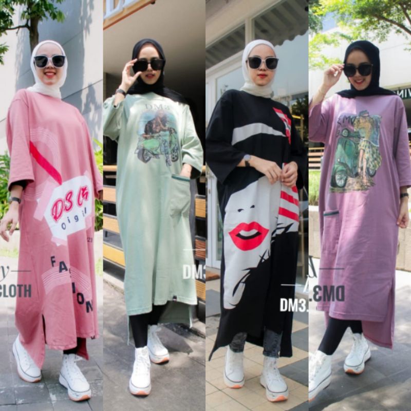HC - ของแท้ 100% DM3/ DM3 TUNIC/ ใหม่ล่าสุด TUNIC/ ใหม่ล่าสุด TUNIC DM3/ LONG TUNIC DM3/ DM3 / เสื้อ