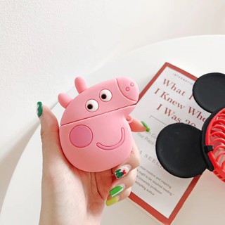 Peppa Pig เคสกันกระแทกลาย for Apple Airpods 1 2 pro case