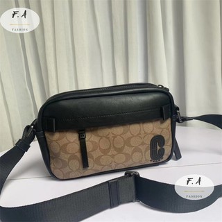 F.A (ของแท้ 100%) COACH 2945 ใหม่ EDGE กระเป๋ากล้อง unisex  กระเป๋าสะพายข้าง  กระเป๋าสะพายข้าง  เป้ด้านข้าง