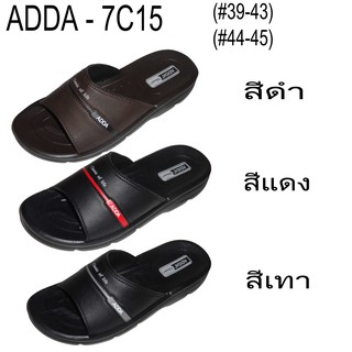 B7C15 ADDA รองลำลอง รองแตะแบบสวม สำหรับผู้ชาย พื้นพียู AD 7C15