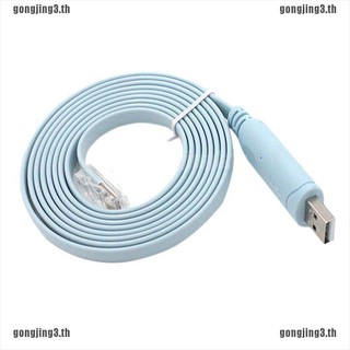 Gonj3 USB เป็น RJ45 สําหรับ Cisco USB สายเคเบิลคอนโซล FTDI 744664241835 A7h5