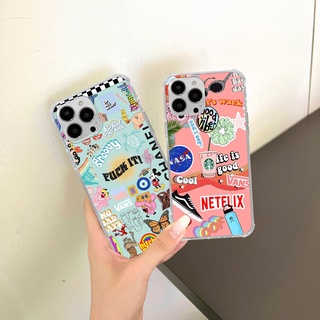 เคสโทรศัพท์มือถือแบบนิ่ม TPU ลายการ์ตูน สําหรับ iPhone 14 13 12 11 Pro Max 14Plus mini X XS XR XSMAX 6 6s 5 5S 6plus 6splus 7 8 SE2020 7plus 8Plus