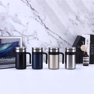 แก้วน้ำกรองชาสแตนเลสรุ่นหูจับ brewing mug stainless steel สินค้าคุณภาพดี พร้อมส่งทันทีในไทย ส่งไว 🚨🚨🚨