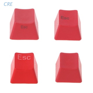 Cre แป้นพิมพ์ Pbt แบบหนา Esc สีแดง R4 Cherry Mx สวิทช์ Oem สําหรับความสูง