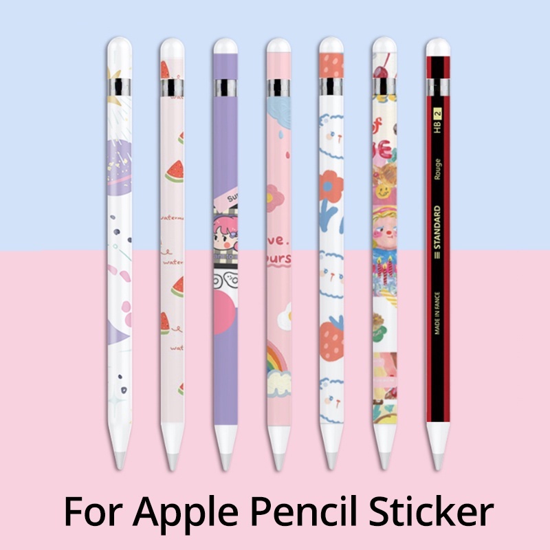 สติ๊กเกอร์ปากกา เข้ากันได้สำหรับ compatible for Apple Pencil 1 ฟิล์มปากกา applepencil 2 สติ๊กเกอร์ sticker applepencil