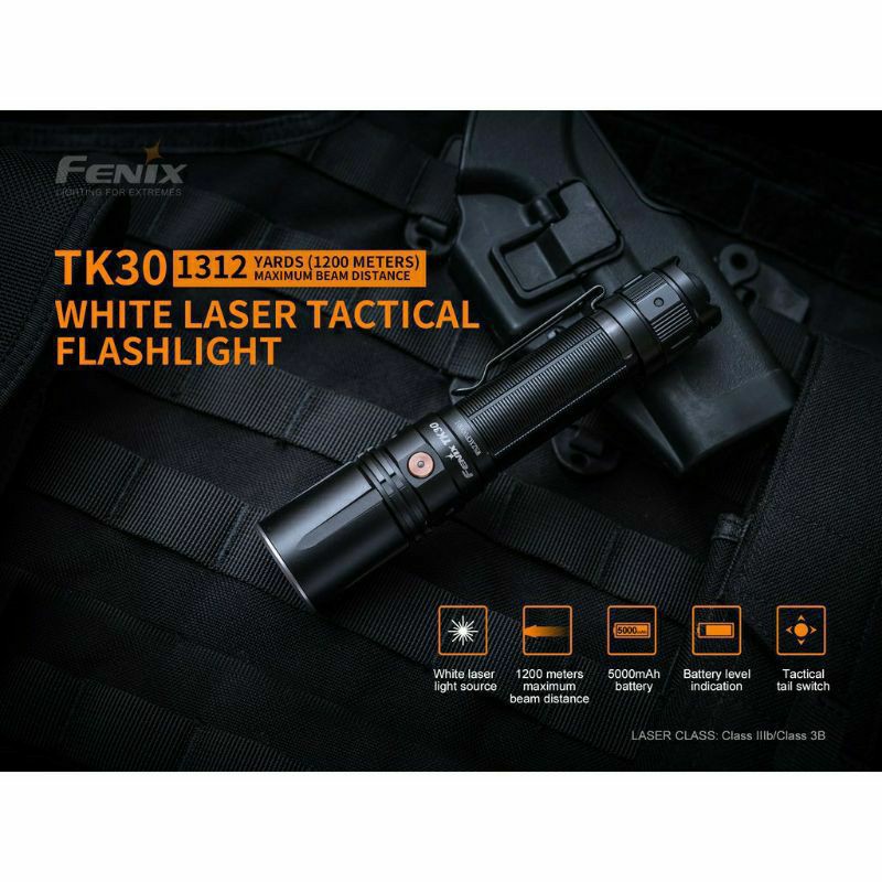 ไฟฉาย Fenix TK30 LEP White Laser Flashlight สินค้ารับประกัน 3 ปี