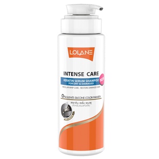 Lolane Intense Care Keratin Serum Shampoo โลแลน อินเทนซ์ แคร์ เคราติน เซรั่ม แชมพู 400 ml.