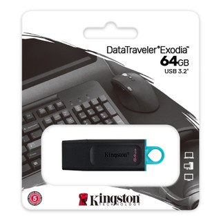 แฟลชไดรฟ์ DataTraveler Exodia USB 32GB 64GB 128GB