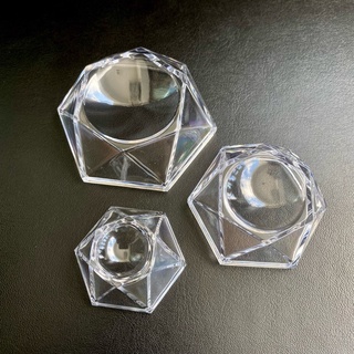 Clear Acrylic Sphere Stand (ฐานอคริลิคใส สำหรับวางหินทรงกลม)