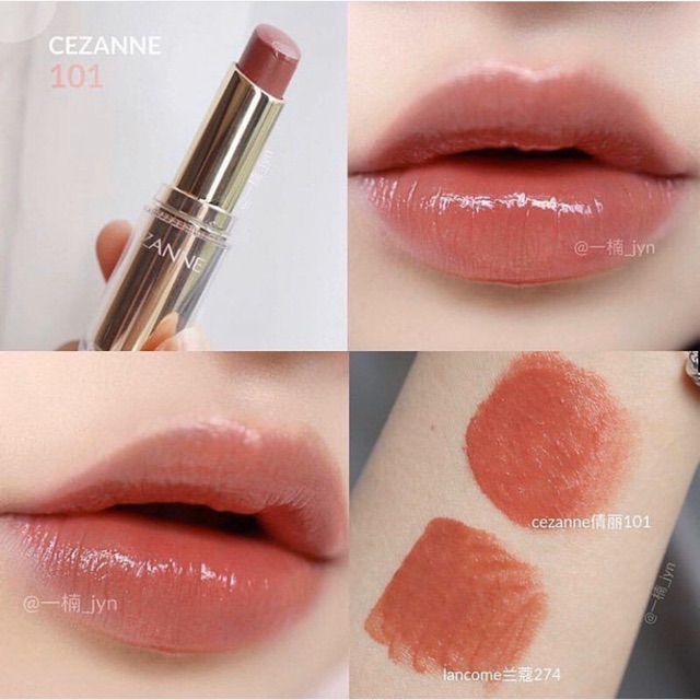 ลิป cezane 101 สียอดฮิต ไม่มีขายในไทย 200 บาท