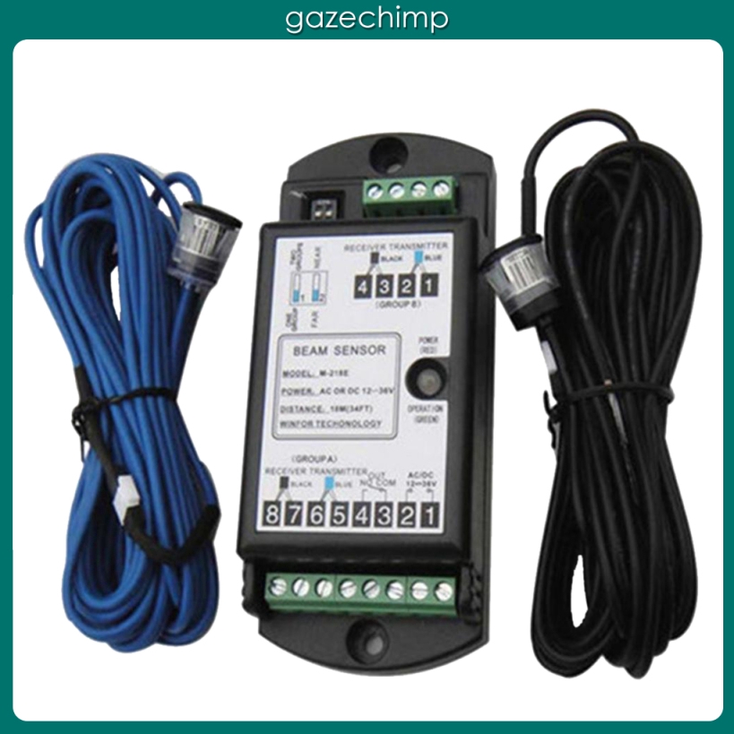 M-218e เซนเซอร์เอาท์พุทรีเลย์ ระยะ 10 เมตร สําหรับประตูอัตโนมัติ