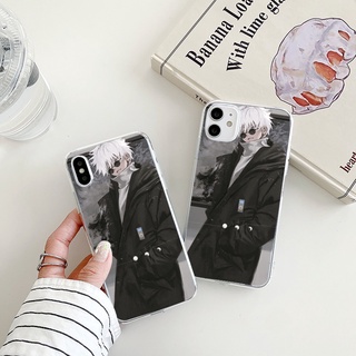 Gojo Satoru เคสไอโฟน 7 8 plus se2020 phone case jujutsu kaisen iPhone 11 12 13 14 pro max Xr Xs X max 8พลัส เคส นิ่ม