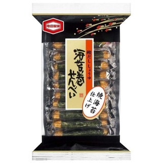 💥จัดส่งด่วน💥 ขนมญี่ปุ่น ขนมข้าวอบกรอบห่อสาหร่าย norimaki senbei โนริมากิ เซมเบ้ 1ห่อ มี10ชิ้น Pro🍭🍡🧁