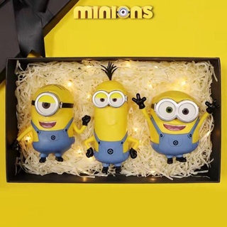 โมเดลฟิกเกอร์ การ์ตูนมินเนี่ยน Despicable Me 2 Miniones Bob Kevin Stuart ขนาดมินิ ของเล่นสําหรับเด็ก ของขวัญวันเกิด