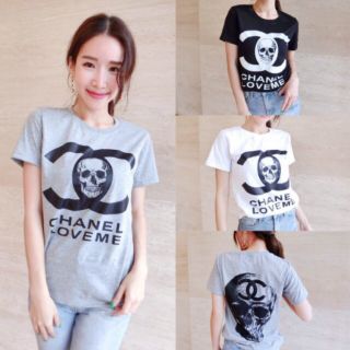 เสื้อคอกลมแขนสั้น CHANEL