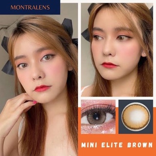 mini Eliteเลนส์สีน้ำตาลตัดขอบ สวยมากกก🧡🧡