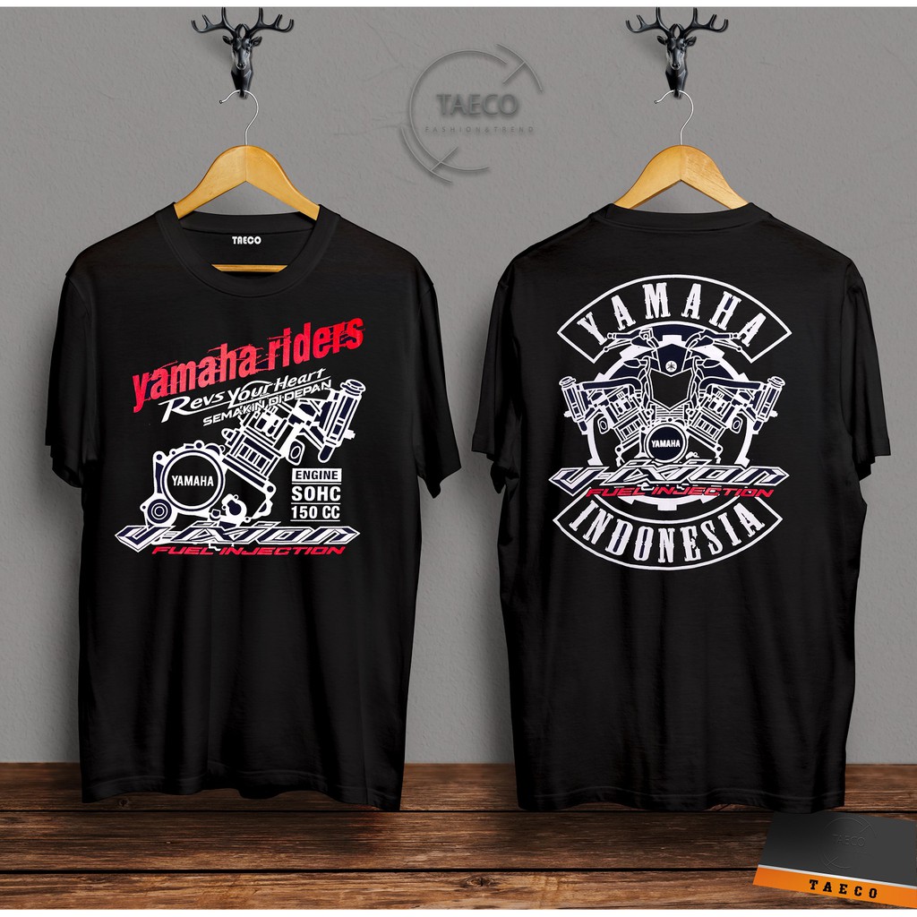 Sigai vixion Rider machine เสื้อยืดอินโดนีเซีย / เสื้อยืดมอเตอร์ไซค์yamaha Rider อินโดนีเซีย