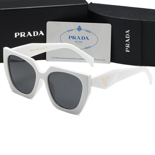 PRADA แว่นตากันแดดแฟชั่น กรอบโลหะ เข้ากับทุกการแต่งกาย สไตล์ยุโรป และสหรัฐอเมริกา สําหรับผู้ชาย และผู้หญิง uv400