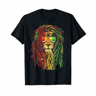 เสื้อยืด พิมพ์ลายสิงโต Marley Rasta แฟชั่นฤดูร้อน สําหรับผู้ชาย ผู้หญิง S3006 S-5XL