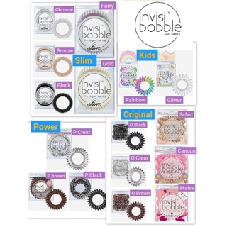 รุ่นใหม่ๆกดดูจากตัวเลือกได้เลยค่ะ Invisibobble มี 4 รุ่น Original/Slim/power/Kids