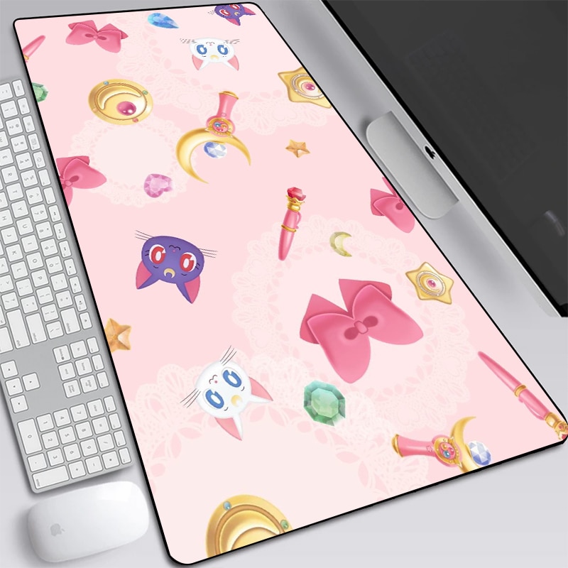 Large Rubber Gaming Mat Anime Sailor Moon Big Mouse Pad Speed Kawaii XL