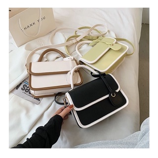 🍃กระเป๋าสะพาย Brooke bag🍁 ดูหรูดูแพง รุ่นนี้แถมแท็กหนังห้อยกระเป๋าตามภาพ มีให้เลือก3สี