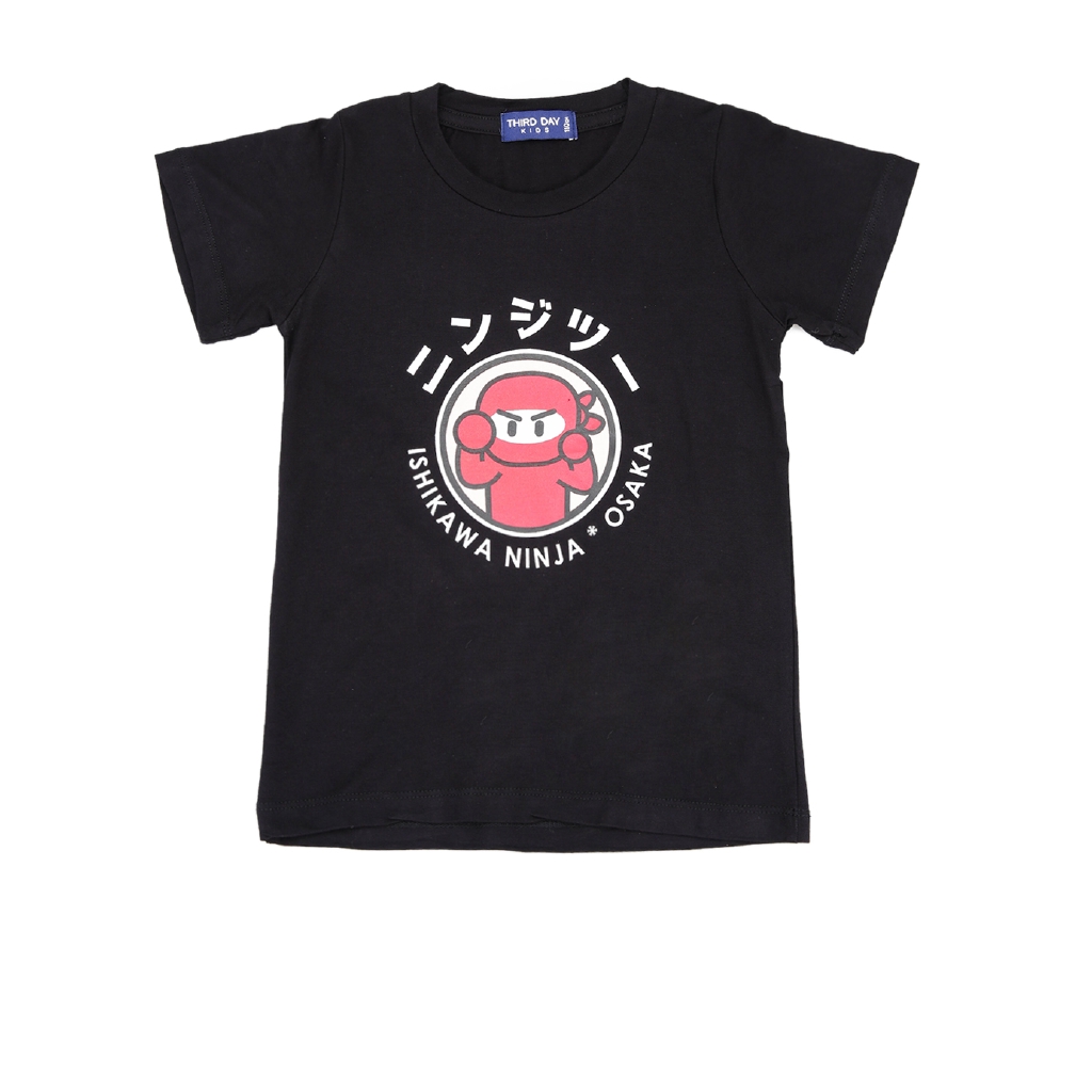 DT136 thirdday ishikawa champion เสื้อยืดเด็กวัยหัดเดินสีดํา