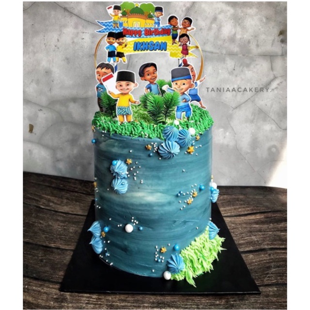 ท็อปเปอร์เค้กวันเกิด Upin Ipin / Upin