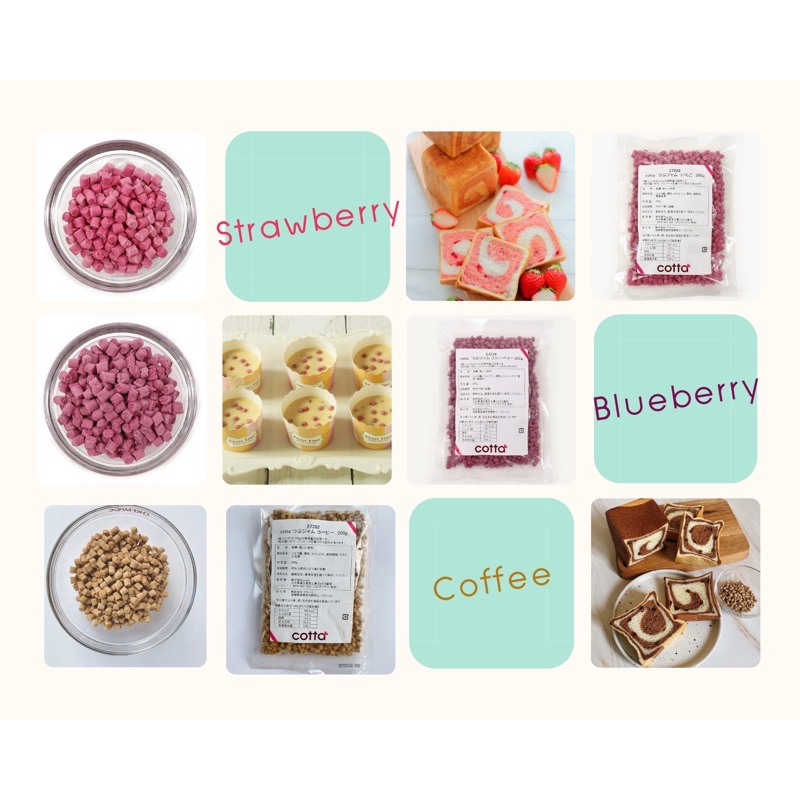 แยมเม็ด cotta japan นำเข้าจากญี่ปุ่น แยมเม็ดผลไม้ กลิ่นหอม รสหวาน อมเปรี้ยว ขนาด 200 กรัม