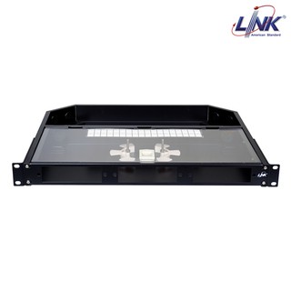 LINK UF-2013A Fiber Optic Distribution Unit (FDU) 6-36F (3 Snap-In) Rack Mount Drawer (1U), Unload