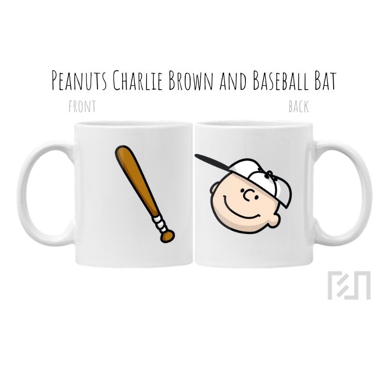 Mug Peanuts Charlie Brown and Baseball Bat Icon