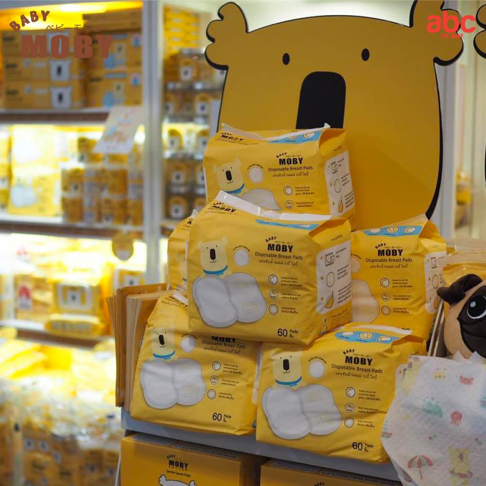 Baby Moby แผ่นซับน้ำนม Disposable Breast Pads (60Pads) ของใช้เด็กอ่อน รูปที่ 2