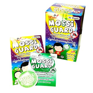 MOSSI GUARD แผ่นแปะกันยุง สติ๊กเกอร์กันยุง ม็อซซี่การ์ด