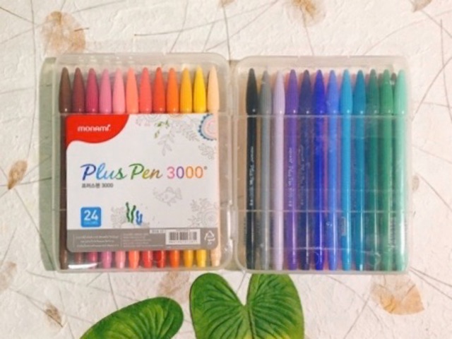 🔥(แบบ set)🔥ปากกาสีโมนามิ พลัสเพน MONAMI Plus Pen 3000 ปากกาโมนามิหัวเล็ก ปากกาสีนำ้หัวเล็ก🔥